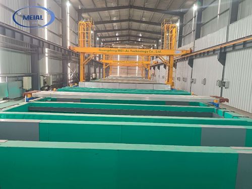 Latest company case about Anodizing Line 2000T/MONTH  -- In India Project Case