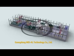 Automatic 1500T/Month Aluminum Anodizing Production Line Suface Treatment Equipment
