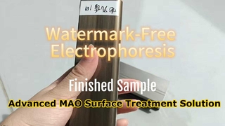 Wasserzeichenfreies Elektrophorese-Finish auf Aluminiumprofilen