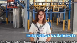 Hoisting Mechine and Sand Blasting Mechine for Anodizing Line