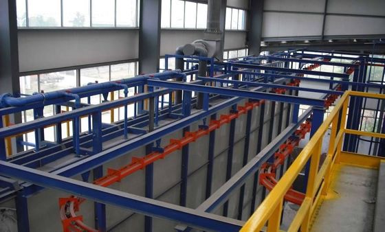 qualità  Horizontal Automatic Powder Coating Line Equipment 380V Spraying fabbrica