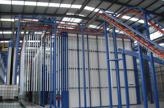 Good price Automated Industrial Powder Coating Line Vertical Aluminium Profile online