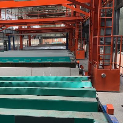 Giá tốt 8000*nhiều rộng*3500 thùng bên trong kích thước dây chuyền sản xuất anodizing cho nhôm 6061 đến 6063 trực tuyến