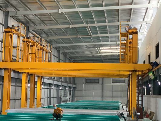 ราคาดี ความยาวของโปรไฟลอลูมิเนียมสูงสุด 6500 มม ในสายการผลิต anodizing ออนไลน์