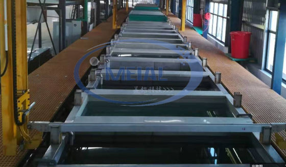 Giá tốt Đường dây sản xuất anodizing nhôm 900T / tháng với độ dày phim anodizing 1-25um Trực tuyến