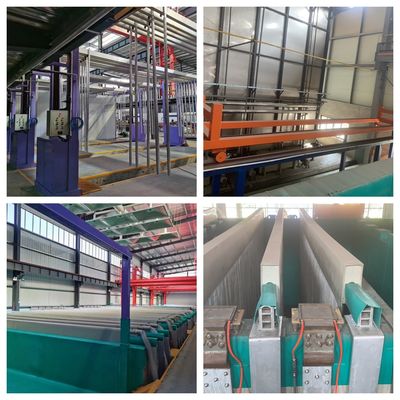 Bom preço Linha de produção de anodização de perfis de alumínio 6500 mm comprimento máximo do perfil On-line