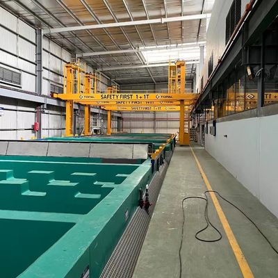 İyi fiyat AC güç kaynağı ile alüminyum profiller için 300T anodizasyon üretim hattı Çevrimiçi