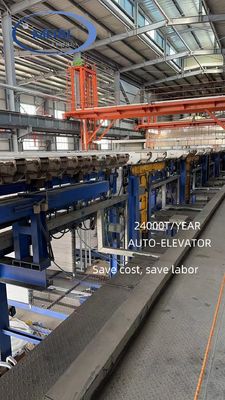Giá tốt Dòng anodizing 24000T / năm Capacity 7.2meter Aluminium Profile Surface Treatment Dòng anodizing trực tuyến