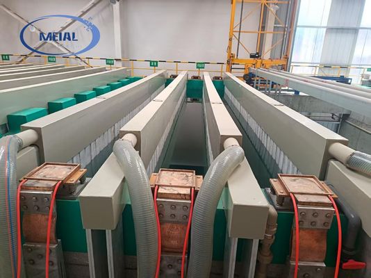 Harga bagus Teknologi MEI-AL 500 Ton / Bulan Aluminium Anodizing Line Solusi Pengolahan Permukaan Efisien Energi on line