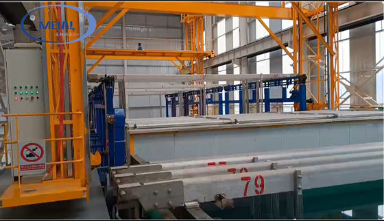 Buen precio Línea de producción anodizante personalizable de ahorro de energía de 500T para perfiles de aluminio En línea