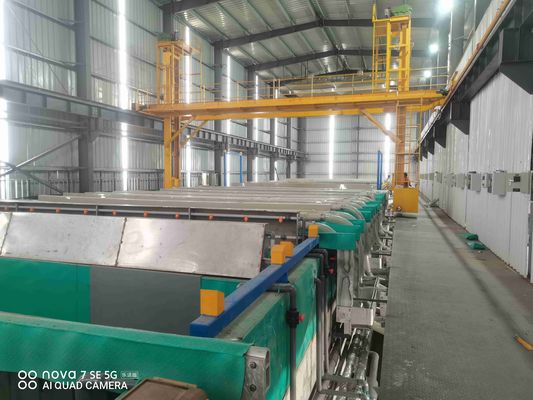 Buen precio Línea de producción de anodización de alta capacidad de 2000 T/M con tamaño máximo de 7500×2000×1000 mm y recubrimiento de 5-50 μm En línea