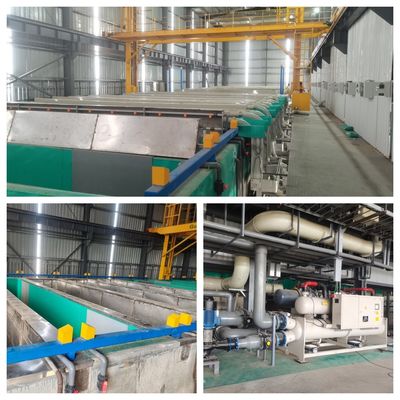 Harga bagus 2000T/M High End Aluminium Profile Anodizing Line Produksi on line