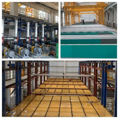 Buen precio 6063 6061 7075 Línea de anodizado de perfiles de aluminio para la construcción En línea