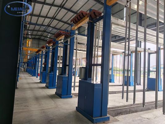 Harga bagus Customized Design Horizontal Anodizing Line Equipment for Construction Aluminum Profiles Compatible with Max. Workpiece Size 8500 on line