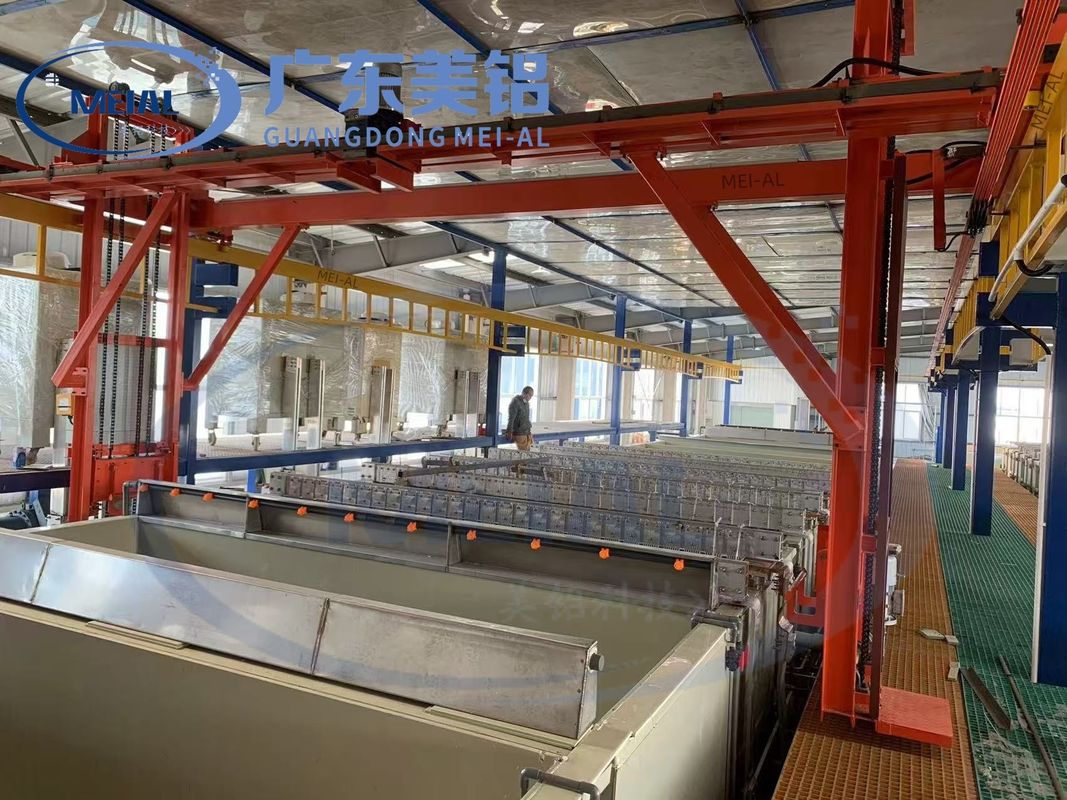 Horizontal Automated Anodizing Line with Effluent Treatment Plant Waste ...