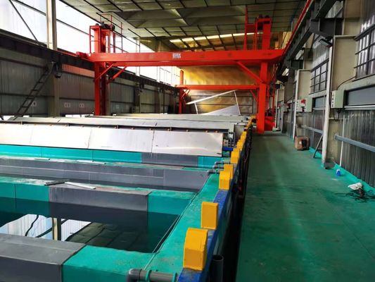 Good price 80 Tons/Month Semi-Automatic Hard Anodizing Line for Black Anodized Aluminum Parts online