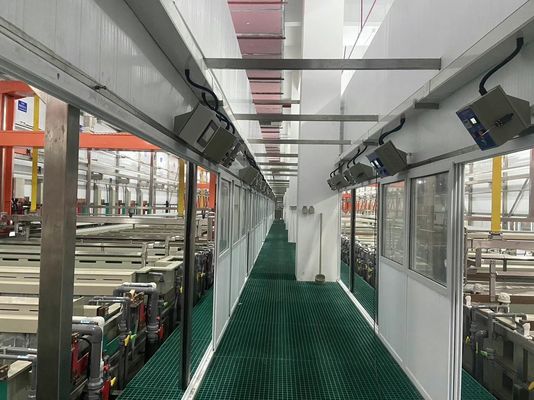 سعر جيد Semi-Automatic Anodizing Production Line with 2,500 T/M Capacity, Modular Design, and RoHS and REACH Compliance متصل