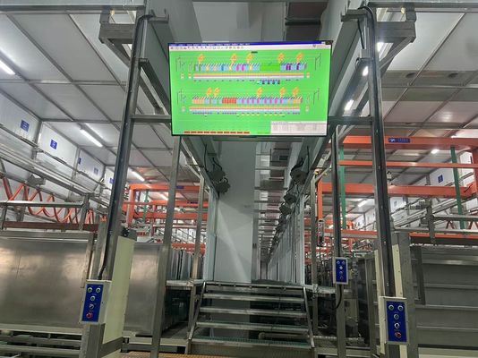 Goede prijs 3000T/M Verticale Anodiseerlijn met Type II Zure Zwavelzuuranodisatie en Elektroforetische Coating voor Buiten-Tentframes Online