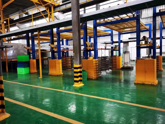 Linea di anodizzazione dell'alluminio 380V Sistema di scaffalature manuali da 750 T/mese