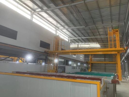Linia anodowania aluminium w sprzedaży Automatyczny poziomy tryb U