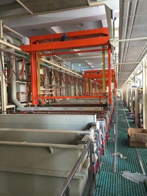 Semi Automated Anodizing Line 600 Ton Output Horizontal Mode