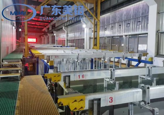 Customization Semi-automatic Aluminum Suface Treatment Output 500Ton/Month Anodizing Production Line