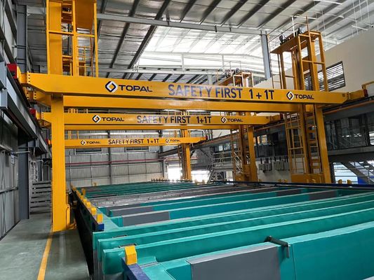 Anodizing Production Line With Free Sulfuric Acid 180 Plusmn 30 G/l Degreasing Tank