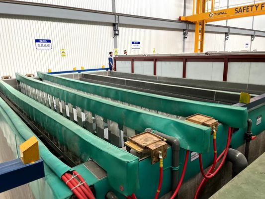 Harga bagus Cara Pemanasan Uap Aluminium Lini Produksi Anodizing Disesuaikan dengan Desain Berkelanjutan Lingkungan on line