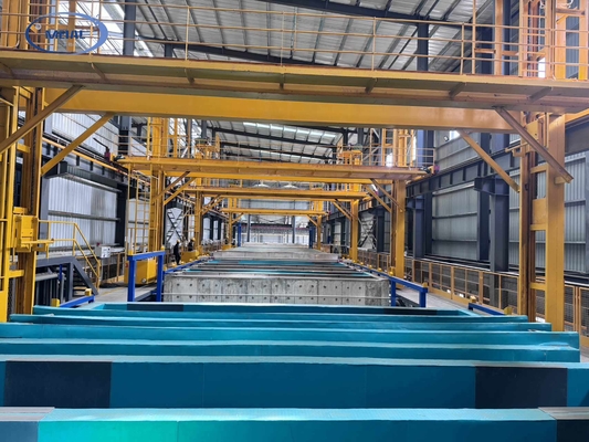 500T/M anodizing treatment line for large and complex components