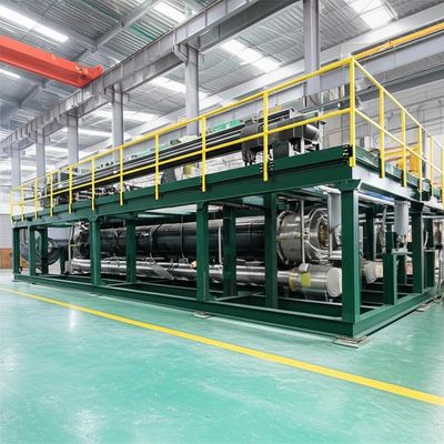 500T Natural Gas Anodizing Production Line with 8500MM Max Length and 350m²/T Coverage Area