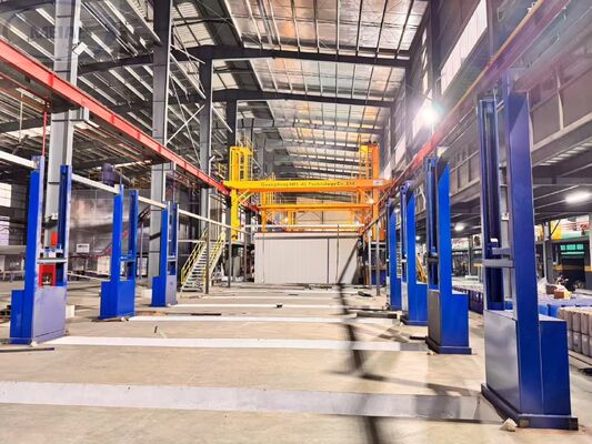Giá tốt 150 T / M Aluminium Profile Anodizing Line với 8-12μm Film và bảo hành 365 ngày để dễ dàng vận hành trực tuyến
