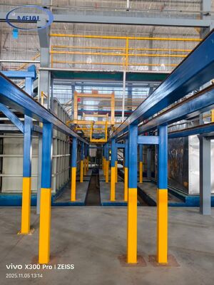 1000T/month Horizontal Anodizing Production Line with Automated Control Energy Conservation and Environmental Protection