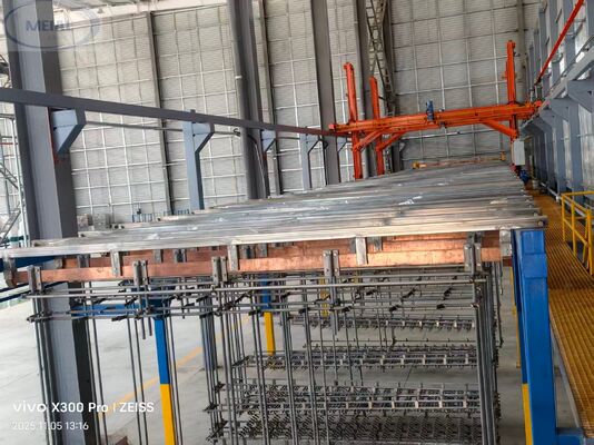 Good price 2000T/M Green Efficient Customizable Aluminum Anodizing Production Line for Solar Frames online