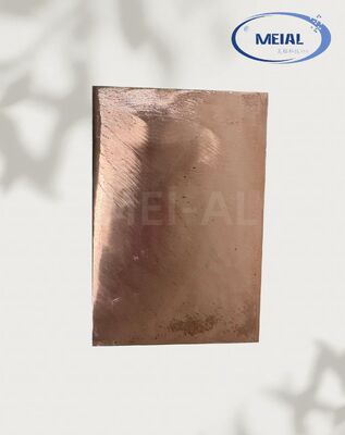 Good price Copper-aluminum composite sheet for anodizing line accessories with T2 copper alloy + 1060 aluminum, 99.9% copper content, and 100% aluminum content online