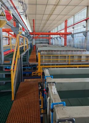 Dobra cena 150 T/M Pojemność aluminiowa linia anodująca o grubości folii 8-12μm i maksymalnej długości profilu 6500mm w Internecie