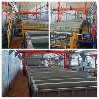 İyi fiyat 100–1.000 Ton/Ay PLC Kontrollü Anahtar Teslim Sert Eloksal Üretim Hattı (Tip III Sert Eloksal) Çevrimiçi
