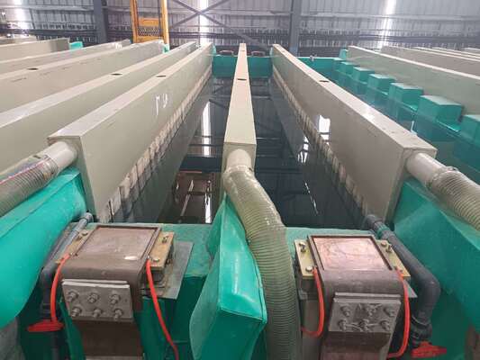 Good price 150 T/M Capacity Aluminum Anodizing Line with 8-25µm Film Thickness and 6500mm Max Profile Length online