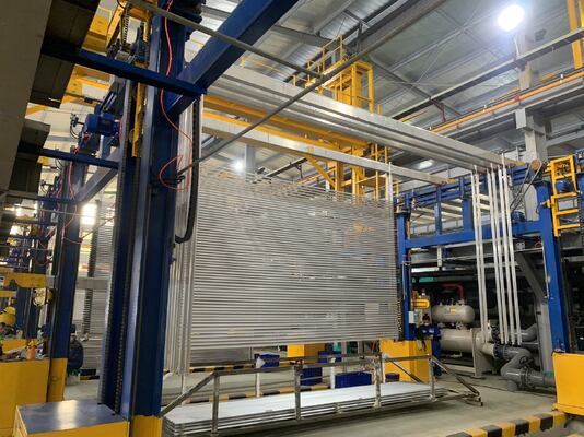 Good price Automatic Horizontal Anodizing Line for 6061-6063 Aluminum Alloy with 750T/M Capacity in Horizontal U Mode online