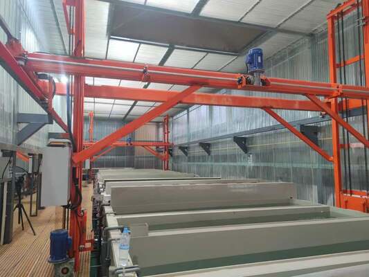 Good price 50-100T/month Capacity Anodizing Production Line with Remote Monitoring and Control for 10-25µm Film Thickness online