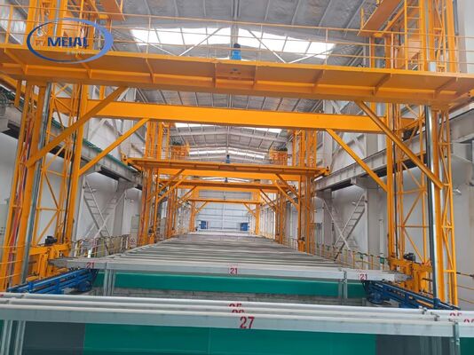 Bon prix Ligne d'anodisation d'aluminium en forme de U de 2000 tonnes/mois pour les profilés de portes, fenêtres et murs-rideaux architecturaux haut de gamme En ligne