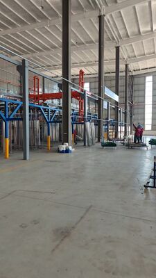 Good price 450T/M Fully Automatic Vertical Anodizing Line with 8–12μm Film Thickness for Aerospace Color Matching online