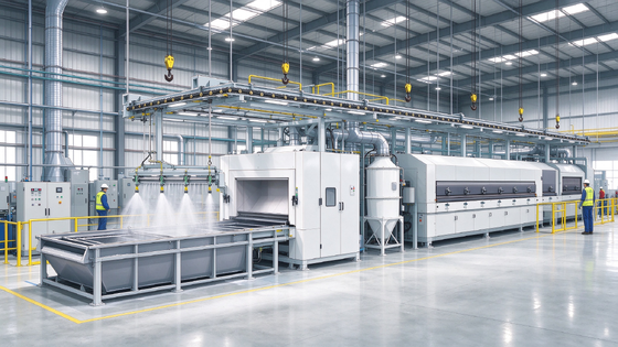 Good price Turn-key Complete Powder Coating Line with Electrostatic Powder Spraying and PLC-driven Automated Process Control online