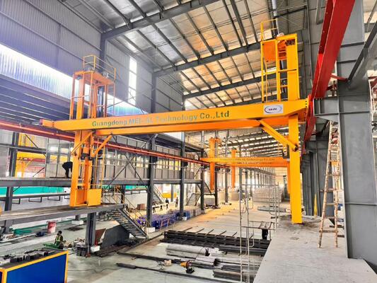 Prezzo buono Linea di produzione anodizzazione verticale orizzontale 10-30 metri linea di anodizzazione semiautomatica automatica per alloggiamenti di caricabatterie EV in alluminio In linea